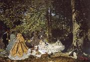 Claude Monet sketch for De picnic Shut down china oil painting artist